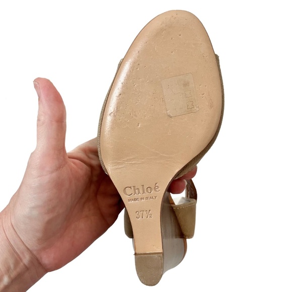 Chloé Wedge Heels Size 37.5 EU - Picture 12 of 15